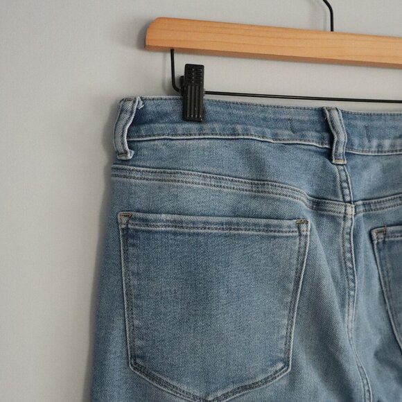 Denver Hayes Women's Blue Sz 10 Light Wash High Rise Denim Stretch Skinny Jeans - Picture 7 of 13